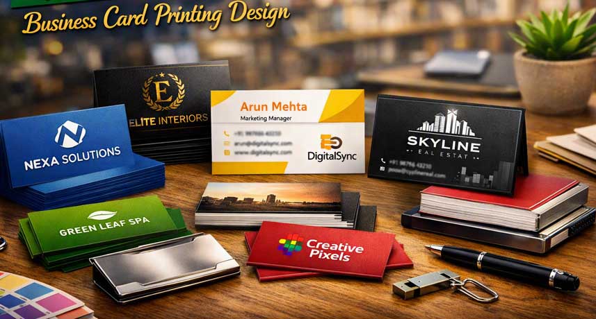 Lakshya Advertise Business Card Printing Design in Okhla Delhi
