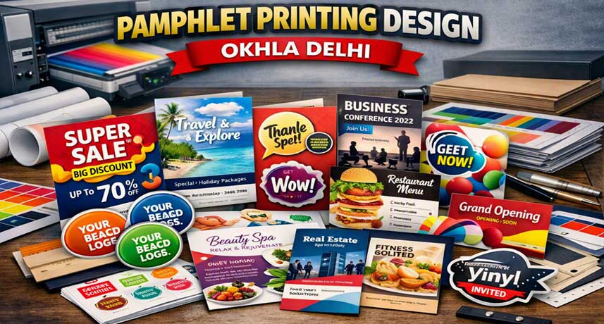 Pamphlet Design Print in Okhla Delhi