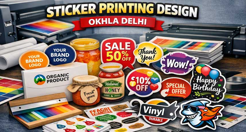 Sticker Design and Print in Okhla Delhi NCR